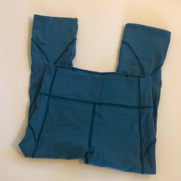 NWOT Lululemon Teal leggings - Picture 2 of 12